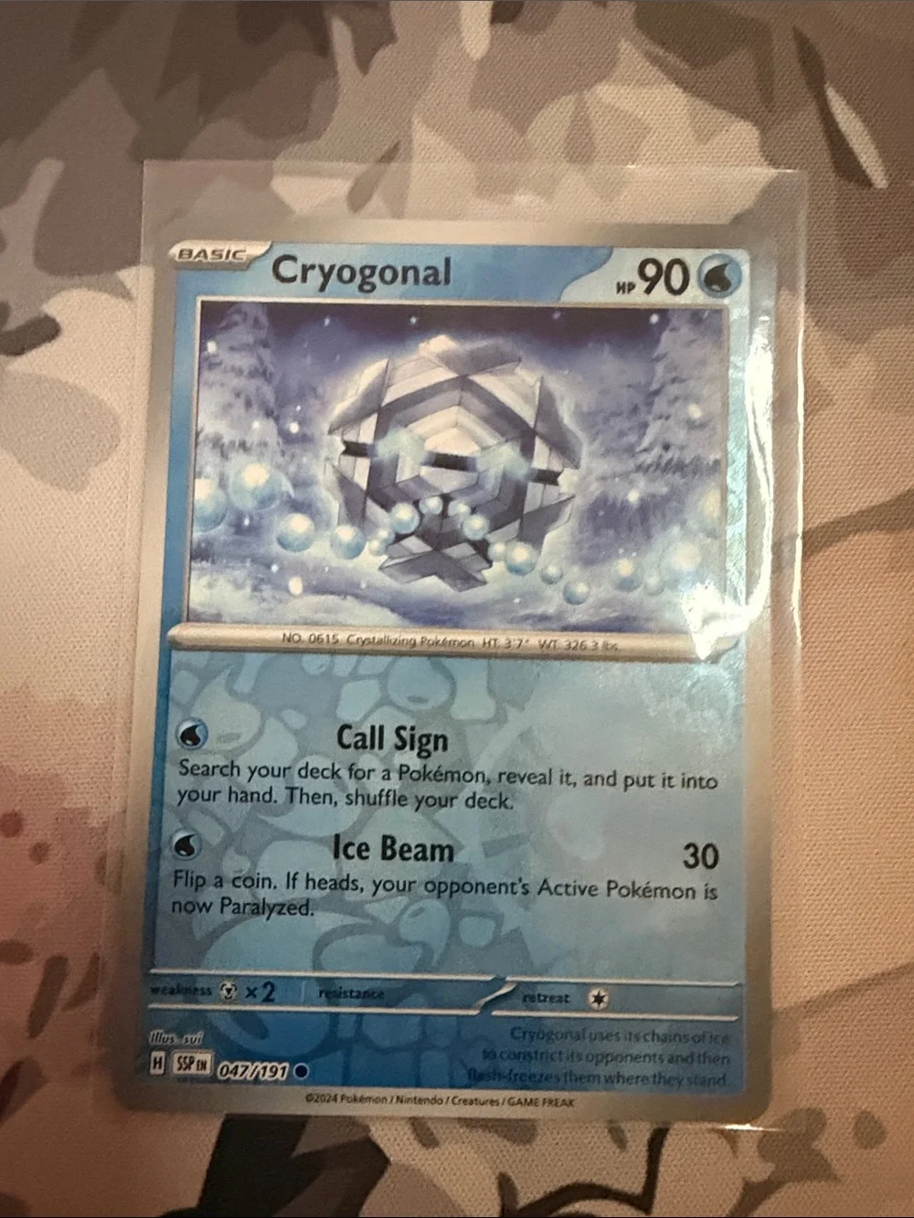 Cryogonal Character Reverse Holo Pokémon Card Lot ❄️ | 2 Cards ✨5/$25✨